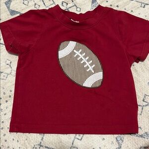 Kids Red Football Graphic T-Shirt